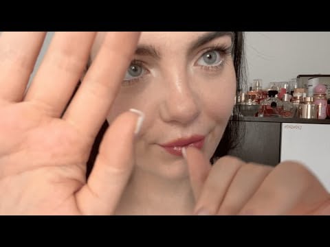 ASMR   Up Close Spit Painting & Plucking #asmrsounds #spitpainting #tingles