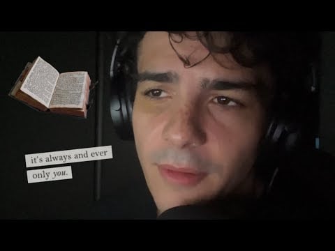 Close Whispered Poetry To Help Calm Anxiety ASMR