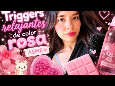 Triggers relajantes color rosita | Andrea ASMR 💓🐭 