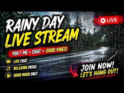 ☔Real Rain sounds LIVE 🌧️NO Music ▪️ No Talking  ▪️Just Rain