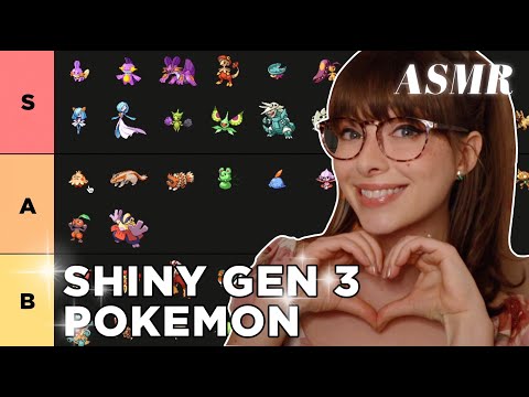 ASMR ✨Shiny Pokemon Tier List!✨ ((Hoenn Ranking)) Rambling Clicky Whispers & Keyboard Typing!~