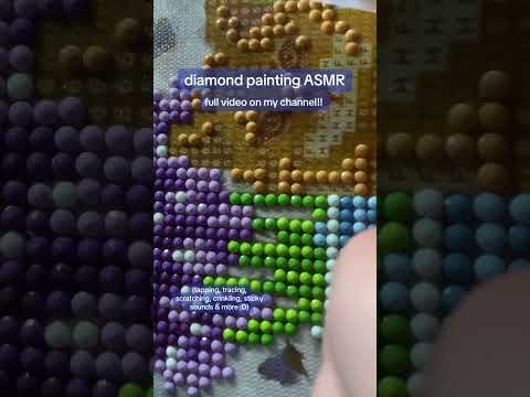 ASMR diamond painting (preview) #asmr #diamondpainting #asmrshorts #sleep #relaxing #satisfying #fyp