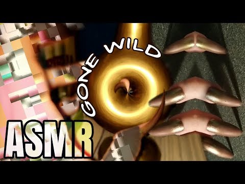 ASMR gone WILD | Lo-Fi | ⚠️Trippy & nauseating ⚠️ INTENSE tapping and scratching (noob Resolve reel)