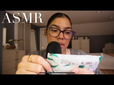 ASMR triggers (making sounds out of items gifted from my mom) 