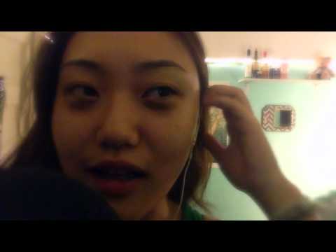 ASMR Binaural Whispering and Sounds | Hair Brushing, Tapping, Mic/Camera Brushing