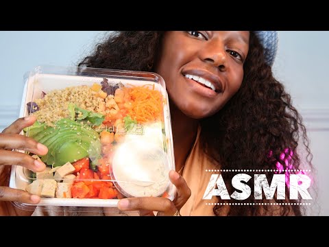 [ASMR] SALAD EATING SOUNDS + Slurping and Crunching Sounds - NO TALKING