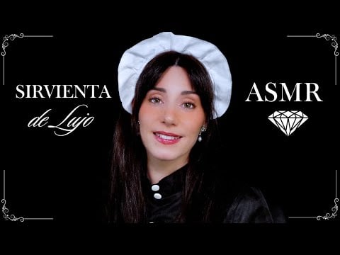 ASMR 🤍 SIRVIENTA DE LUJO TE CUIDA 💎 Te Relajo antes de Dormir ✨Roleplay en Español✨