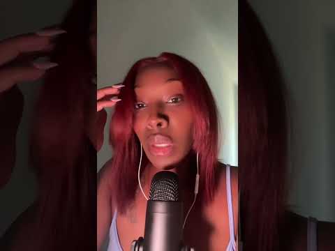 ASMR mouth sounds 👄  Comment what trigger you want to hear next! #asm