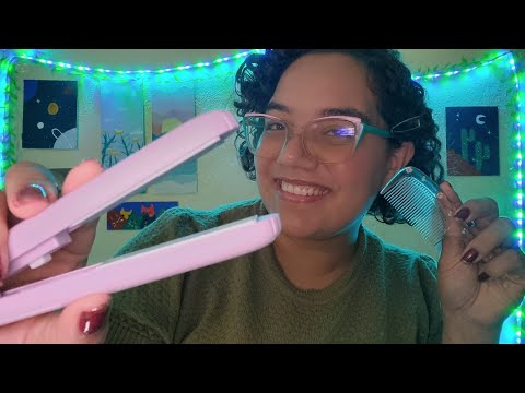 ASMR FAZENDO CHAPINHA NO SEU CABELO 😍💕