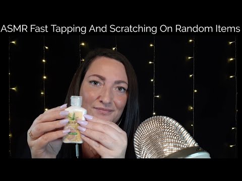 ASMR Fast Tapping And Scratching On Random Items