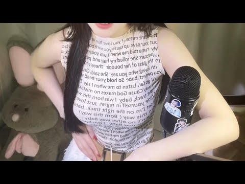 Cute Girl's Microphone Stroking | Relaxing ASMR for Deep Sleep