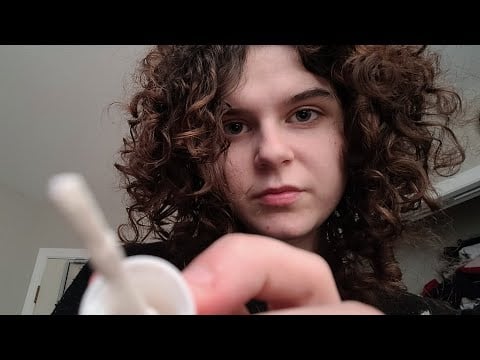 lofi asmr doing your makeup with random objects (soft spoken, personal attention) 