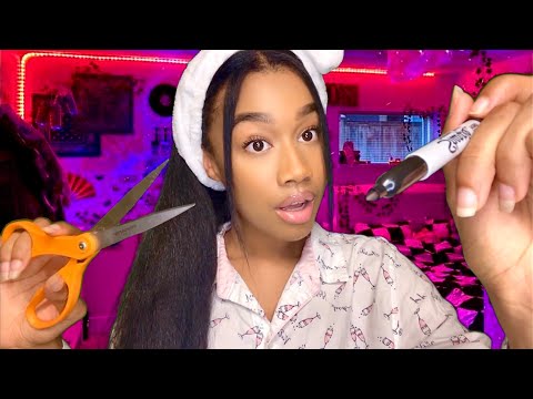 ASMR POV You Fall Asleep At a Sleepover First 🤫🖊️ Toxic Friend Role-play | Personal Attention ASMR