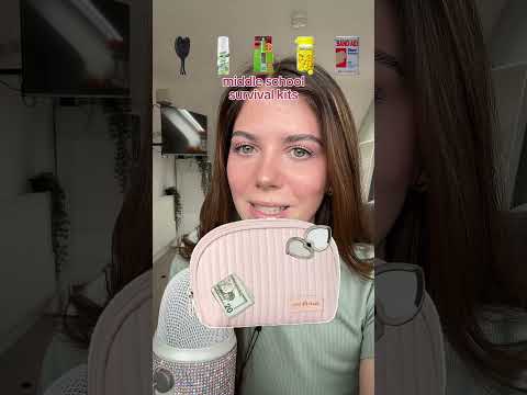 Middle school survival kit #asmr #asmrtiktoks #asmrsounds #tingles #filter