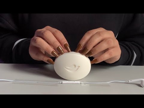 [ASMR] soap scratching with earphone mic