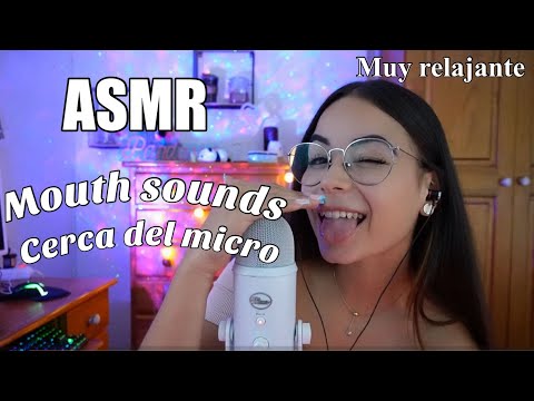 ASMR MOUTH SOUNDS CERCA DEL MICRO👄 (Muy relajante) ASMR en español para dormir | Pandasmr