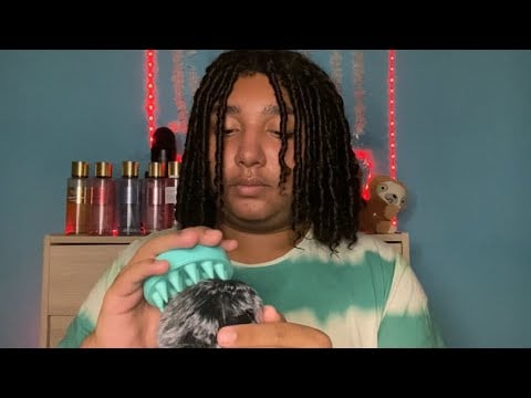 ASMR: je m’occupe de toi (massage crânien + je te brosse les cheveux)