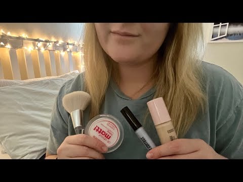 ASMR - role play doing your makeup/getting you ready | soft spoken