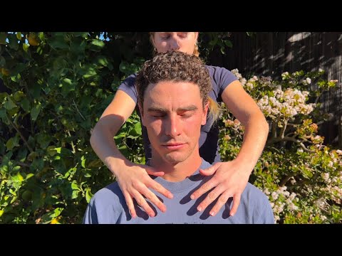 ASMR Hypnotic Massage on My Friend Henry