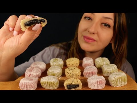 ASMR Mochi | Japon Tatlıları | Yumuşak Yemek Sesleri Türkçe MUKBANG