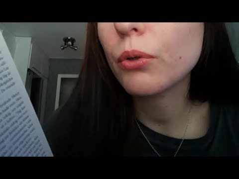 ASMR - Läser för er igen 👂