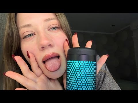ASMR || MOUTH SOUNDS🫦 HAND SOUNDS💅 KISSES DIRECTLY ON THE MIC💋