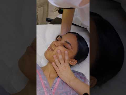 ASMR: Chinese Face Acupuncture, Cupping Massage and Chiropractic #shorts