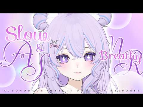 Slow & Breathy Whispers 【ASMR】【Brushing, Head Pats, Positive Affirmations】