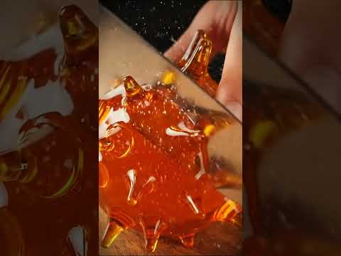 What's REALLY Inside this ASMR Glass Fruit?