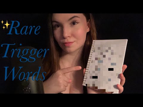 ASMR Trigger words...But They Get More & More Rare | Sleepy, Tingly, Up Close Whispering