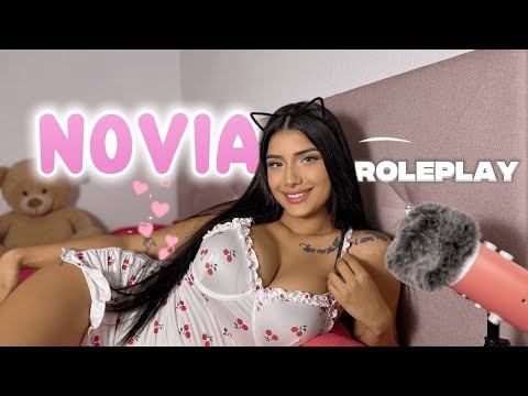 ASMR en mi camita , tu NOVIA te cuida ROLEPLAY / Girlfriend Roleplay