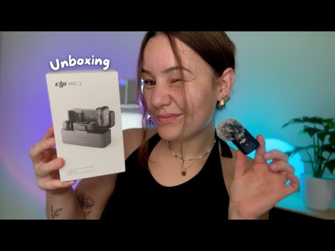 [ASMR] DJI Mic 2 UNBOXING 😍 | ASMR Marlife