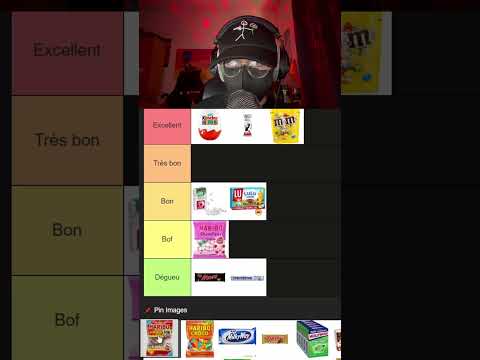 ASMR • TIER LIST DES MEILLEURS BONBONS !  #asmr #triggersforsleep #asmrfrançais