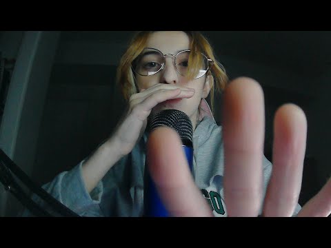 First ASMR Video! Random triggers/rambling/mouth sounds