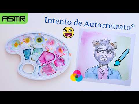 ASMR dibujar para dormir (Tutorial de cómo NO hacer las cosas JAJA) | Dibujo acuarela, relax