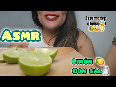 ASMR | LIMONES SUPER ÁCIDOS | Te cuento qué me pasó | super relajante #asmrsounds 