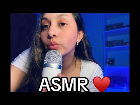 ASMR ♥️ MUY CERQUITA DEL MICRÓFONO PARA TI ! [Mouthsounds, inaudible, 2 triggers] 🔥😘🎧