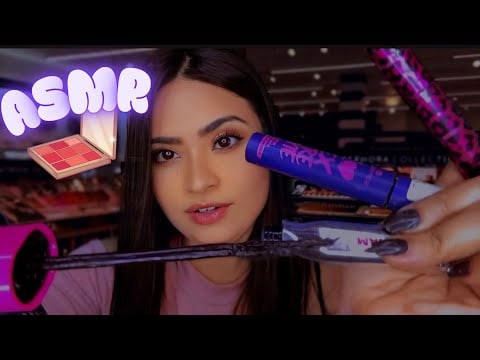 ASMR:VENDEDORA DE MAKE (mas você me achou metida 🫵🏻🤮)