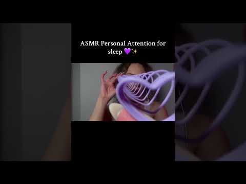 💜 #shorts #asmr #personalattention #visualtriggers