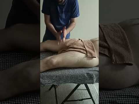 INCREDIBLE MASSAGE THAT RELAXES THE MUSCLES IN THE QUADRICEPS #satisfying #relaxing #asmr #shorts