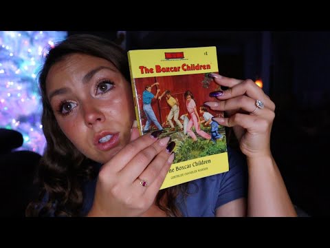 ASMR| NOSTALGIC BOOK HAUL part 3 (Boxcar Children)