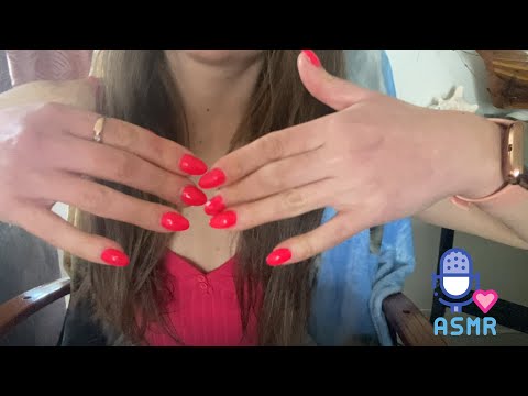 ASMR Nail on Nail Tapping & Rubbing No Talking | relaxing sound