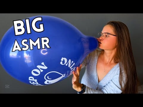 Inflating an 18” Blue Balloon 🎈 | Satisfying Looner ASMR