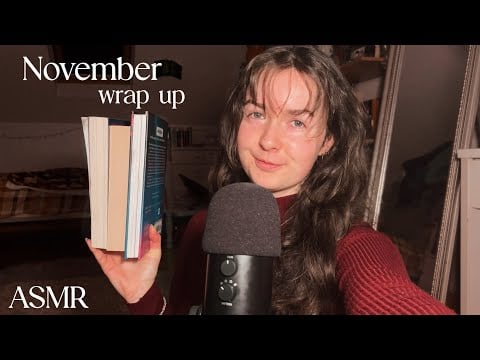 ASMR || Books I Read in November (book triggers & whispers)