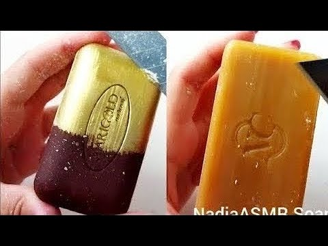 Dry Soap carving ASMR\ relaxing sounds\ No talking. Satisfying ASMR video\ Cutting soap