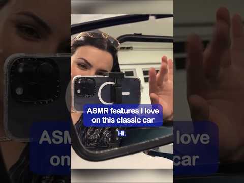 ASMR - My favorite features on a classic car for ASMR #shorts