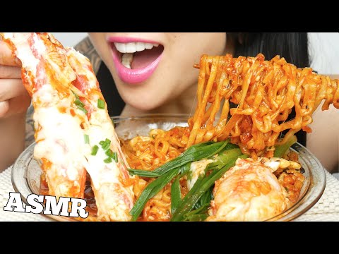 ASMR KING CRAB LEGS SPICY NOODLES *SCRUMPTIOUS BIG BITES (EATING SOUNDS) | NO TALKING | SAS-ASMR