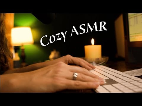 Cozy ASMR // Keyboard Sounds & Busywork Vibes for Focus & Relaxation