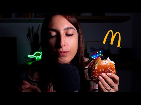 MUKBANG MCDONALD'S 🍟 Eating Sounds | ASMR ita