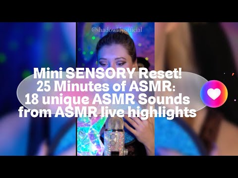 Sensory Reset✨| 25 Minutes of ASMR Sounds to Calm an Anxious Mind | ASMR to Relax